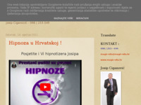 Frontpage screenshot for site: Hipnotizer Josip Ciganović (http://hipnotizer.blogspot.com/)