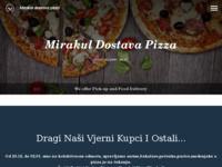 Frontpage screenshot for site: (http://www.mirakul-pizza.com)