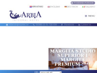 Frontpage screenshot for site: Ville Rio&Magdalena na otoku Rabu (http://www.ville-rab.com)