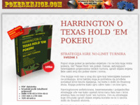 Frontpage screenshot for site: Poker knjige (http://www.PokerKnjige.com)