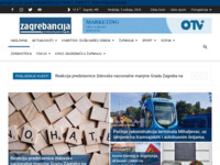 Slika naslovnice sjedišta: Zagrebancija - prvi novinarski portal o Zagrebu (http://www.zagrebancija.com)
