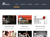 Frontpage screenshot for site: (http://www.mikrostil.hr)