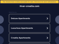 Frontpage screenshot for site: (http://www.hvar-croatia.com/kovacevic/)