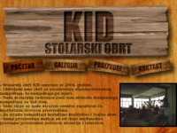 Frontpage screenshot for site: (http://www.stolarija-kid.hr)
