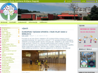 Frontpage screenshot for site: Osnovna škola Gustava Krkleca, Zagreb (http://www.os-gkrkleca-zg.skole.hr)