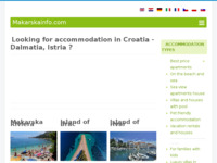 Frontpage screenshot for site: Vakance travel (http://www.vakance.hr)