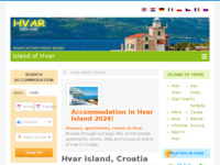 Frontpage screenshot for site: Otok Hvar info (http://www.hvarinfo.com)