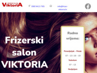 Frontpage screenshot for site: Frizerski salon - Viktoria - Bjelovar (http://frizer-viktoria.hr)