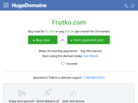 Frontpage screenshot for site: Frutko.com (http://www.frutko.com)