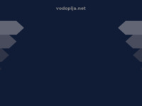 Frontpage screenshot for site: (http://www.vodopija.net)