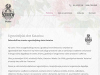 Frontpage screenshot for site: Ugostiteljski obrt Katarina (http://katarina.com.hr)