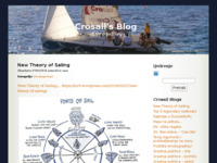 Frontpage screenshot for site: (http://crosail.wordpress.com)