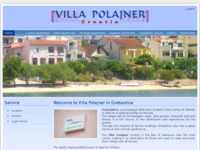 Frontpage screenshot for site: Villa Polajner Grebaštica (http://www.villa-polajner.net)