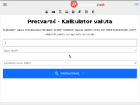 Slika naslovnice sjedišta: Pretvarač - Kalkulator valuta (http://www.putovnica.net/pretvarac-kalkulator-valuta)