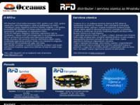 Frontpage screenshot for site: Oceanus Marine Safety - Servis i prodaja RFD splavi za spašavanje (http://rfd.com.hr/)