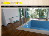 Frontpage screenshot for site: Parketstil (http://www.parketstil.com)