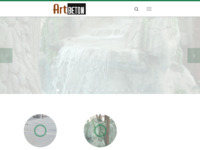 Frontpage screenshot for site: (http://www.artbeton.hr)