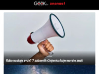 Frontpage screenshot for site: Znanost.com (http://www.znanost.com)