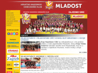 Frontpage screenshot for site: Hrvatski akademski odbojkaški klub Mladost (http://www.haok-mladost.hr)