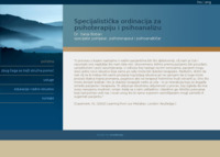 Frontpage screenshot for site: (http://www.sanjaboban.com)