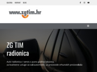 Frontpage screenshot for site: (http://www.zgtim.hr)