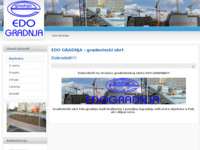 Frontpage screenshot for site: (http://www.edo-gradnja.hr/)