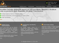 Frontpage screenshot for site: (http://www.geobusac.hr)