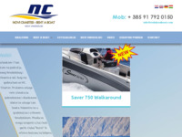 Frontpage screenshot for site: Taxi Boat & Rent a boat (http://www.rentaboatnovi.com)