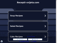 Frontpage screenshot for site: Recepti sa svih strana svijeta (http://www.recepti-svijeta.com)
