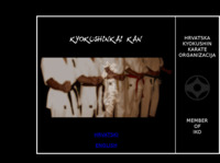 Frontpage screenshot for site: Hrvatska Kyokushin karate organizacija (http://www.kyokushinkaikan.hr)
