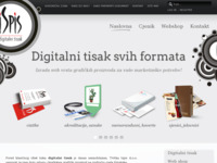 Frontpage screenshot for site: iSpis - digitalni tisak (http://www.ispis.hr)