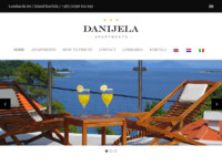 Frontpage screenshot for site: Apartmani Danijela, Lumbarda, otok Korcula (http://www.apartments-lumbarda.com)