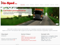 Frontpage screenshot for site: Din šped (http://din-sped.hr)