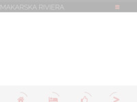 Frontpage screenshot for site: Makarska Riviera (http://www.makarska-riviera.com/)