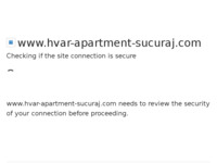 Frontpage screenshot for site: (http://www.hvar-apartment-sucuraj.com/)
