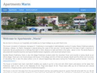Frontpage screenshot for site: (http://www.podstrana-apartmani.com)