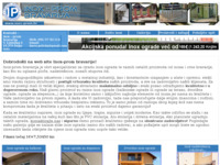 Frontpage screenshot for site: (http://www.inox-prom.hr)