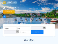 Frontpage screenshot for site: Turistička agencija Suzy-tours Krk (http://www.suzy-tours.hr)
