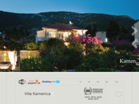 Frontpage screenshot for site: (http://www.villa-kamenica.hr)