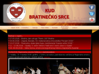 Frontpage screenshot for site: (http://www.kud-bratinecko-srce.hr)