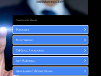 Frontpage screenshot for site: (http://www.bozostarcevic.com)
