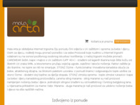 Frontpage screenshot for site: (http://www.mala-arta.com)