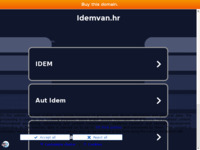 Frontpage screenshot for site: (http://www.idemvan.hr)