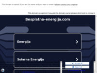 Frontpage screenshot for site: Besplatna energija - Obnovljivi izvori energije (http://www.besplatna-energija.com)