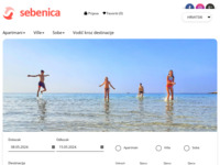 Frontpage screenshot for site: Turistička agencija Sebenica (http://www.sebenica.com)