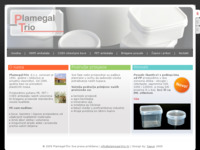 Frontpage screenshot for site: (http://www.plamegal-trio.hr/)