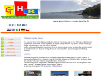 Frontpage screenshot for site: (http://www.guesthouse-raspor-opatija.hr)