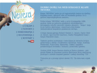 Frontpage screenshot for site: (http://www.klapa-nevera.com.hr)