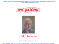 Frontpage screenshot for site: Dinko Bekavac (http://din-bekavac.pondi.hr/)