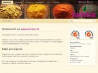 Frontpage screenshot for site: Lamba d.o.o. (http://www.lamba.hr)